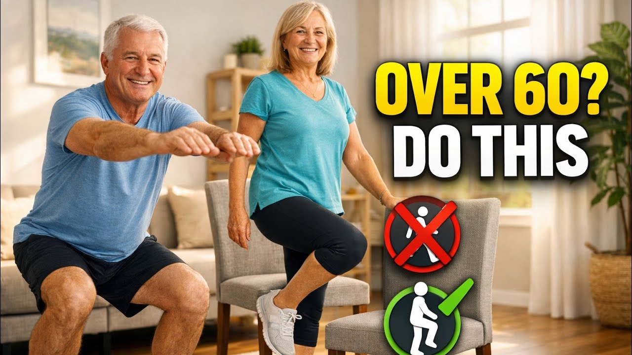 Прекратите ходить после 60 🚫 Эти 5 упражнений лучше подходят для развития силы и баланса