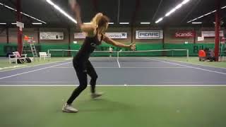 Linn Ehrenström loves tennis