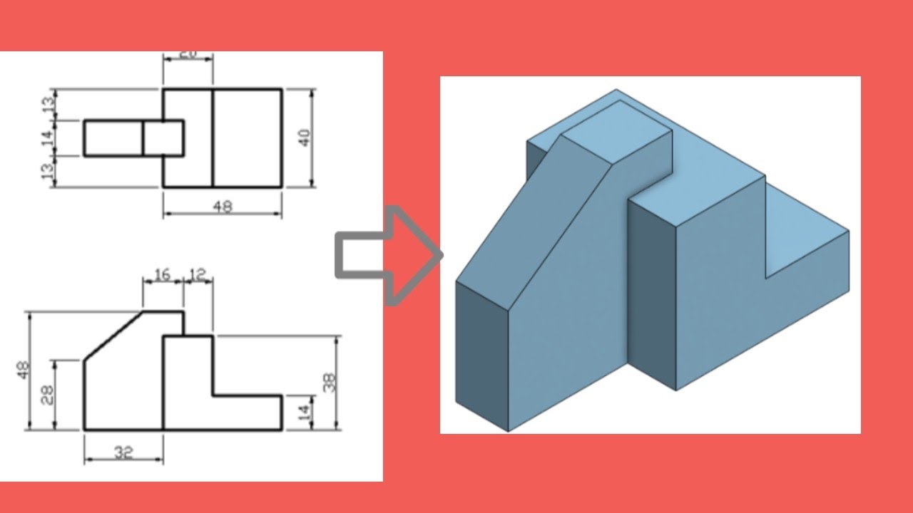 Isometric Drawing Tutorial - for biginers - YouTube