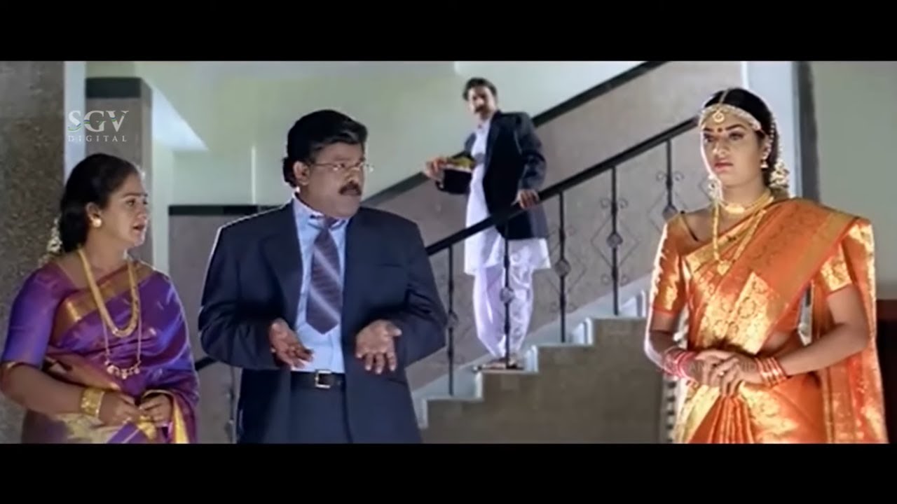 ಮೊದ್ಲು ನಿನ್ ಗಂಡನ ಆ ಮನೆಯಿಂದ ಹೊರಗಡೆ ಕರ್ಕೊಂಡು ಹೋಗು  - Yajamana kannada movie part-4