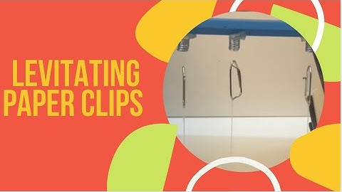 Levitating paper clips experiment | 2 Minutes Science