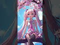 桜舞う空の下、こまでも広がる春の夢を感じてください。🌸 #anime #hatsunemiku #aiillustration #animeart #piclumen