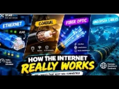 How the Internet REALLY Works: Ethernet, Coax & Fiber Explained 🌐🤯