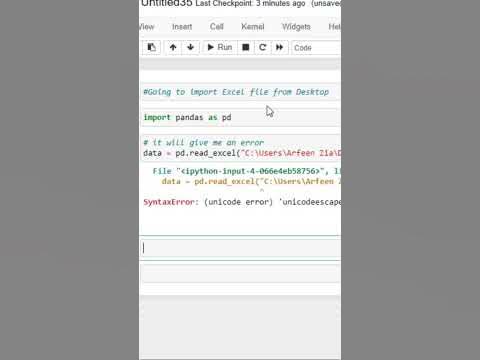 Excel File Import Trick in Python #Shorts - YouTube