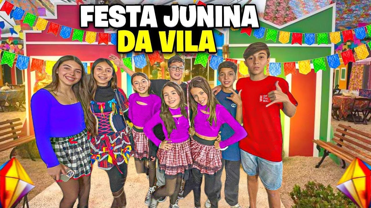 LEVEI MEUS AMIGOS PARA A FESTA JUNINA DA MINHA VILA