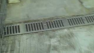 Drainage inside kennels