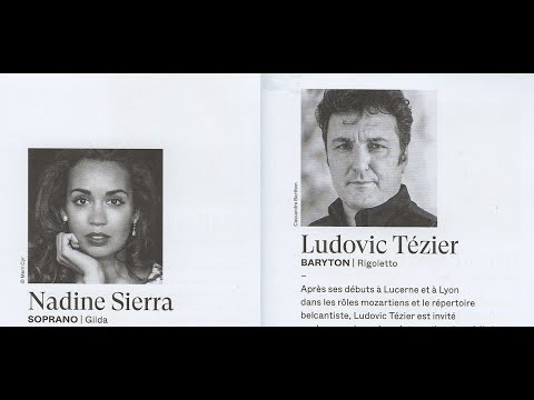 NADINE SIERRA - LUDOVIC TEZIER - VERDI - RIGOLETTO