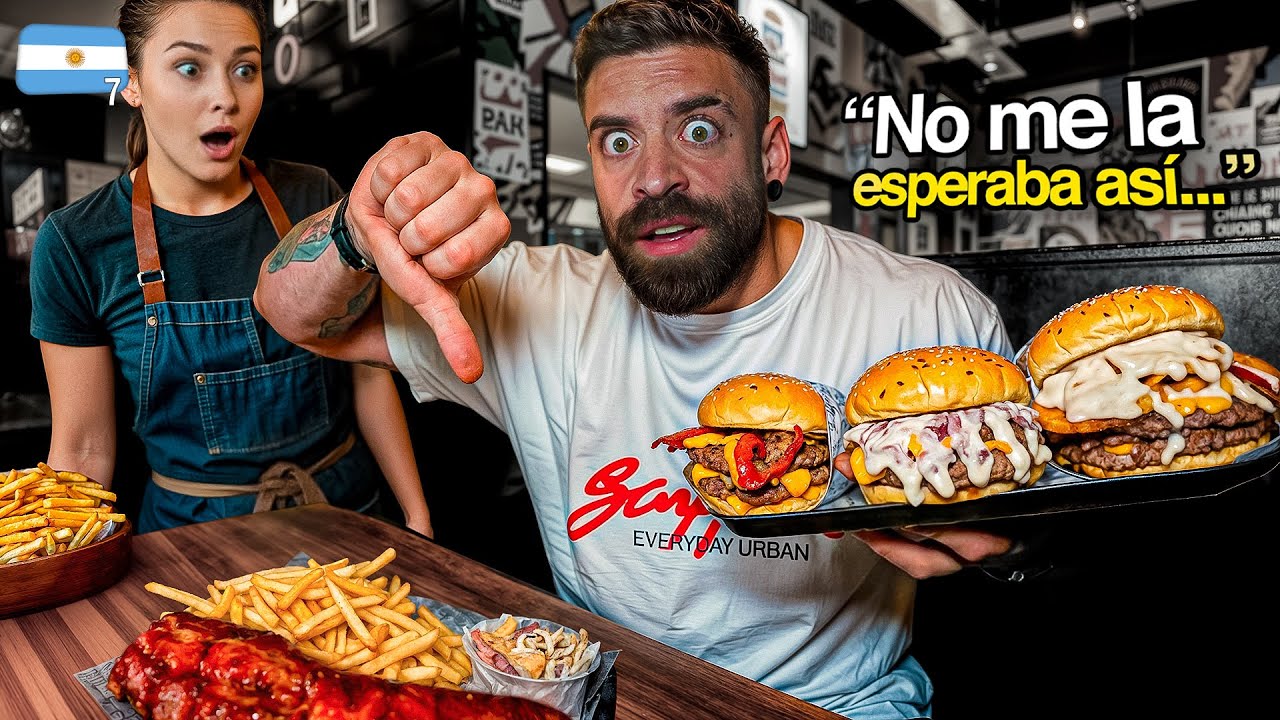 COMÍ en la HAMBURGUESERÍA MÁS FAMOSA de ARGENTINA y ME DECEPCIONÓ...