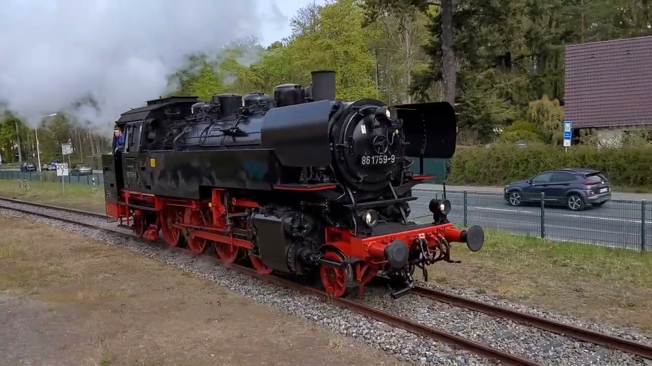 Zinnowitz Sonderfahrt Unterwegs mit 86 1759