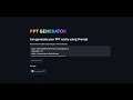 PPT generator using using Prompt Web Application.