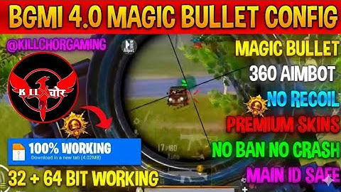BGMI 4.0 AIMBOT OBB | BGMI 4.0 NO RECOIL CONFIG | BGMI NO RECOIL CONFIG 4.0  [ 100% Safe No Ban ]