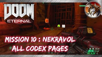DOOM ETERNAL - All Codex Pages Locations in Mission 10 Nekravol