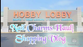 Shop With Me| Hobby Lobby vlog| Rhinestones | Buttons as charms ♥️