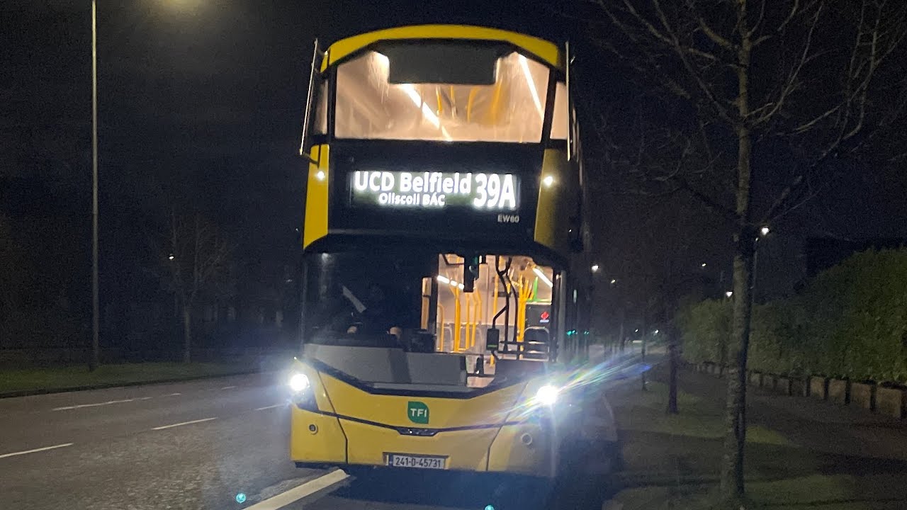 Dublin bus | EW60 | Wright streetdeck Electroliner | route 39A to UCD Belfield 
