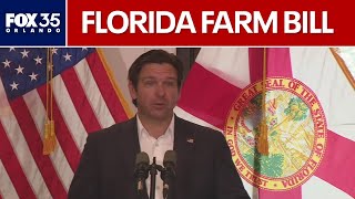 FULL: DeSantis signs Florida farm bill, fluoride ban