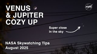 NASA Whats Up: Skywatching Highlights for August 2025
https://scitechdaily.com/dont-miss-venus-and-jupiter-glow-together-in-a-rare-morning-alignment/
What are some skywatching highlights in August 2025?
A close conjunction of Jupiter and Venus peaks on the 11th and 12th. Viewing the Perseid meteors will be hampered by a bright Moon. And look for the Dumbbell Nebula, which offers a peek into how stars like our Sun go out in style.
0:00 Intro
0:13 August planet viewing
1:17 Perseids outlook
1:43 The Dumbbell Nebula
3:07 August Moon phases
Credit: NASA Jet Propulsion Laboratory NASA Whats Up: Skywatching Highlights for August 2025