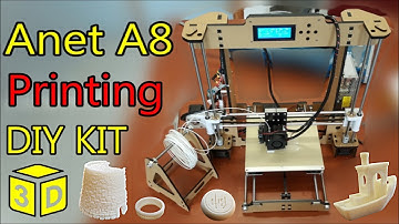 Anet A8 Prusa i3 Desktop 3D Printer DIY Kit by Gearbest | Printing Tests