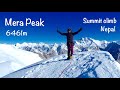 Mera Peak Summit Climb (height 6461m) - Expedition in Nepal Himalayas