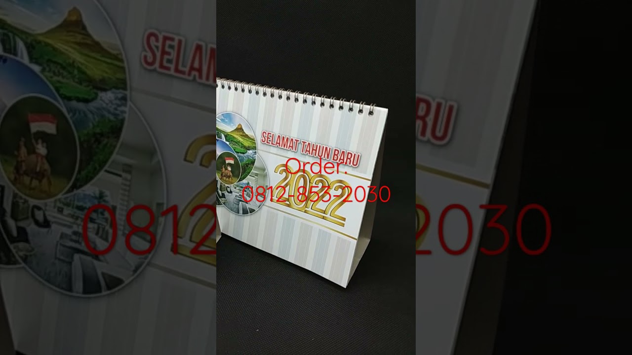 Kalender Meja 2022 Pemandangan pesan di 0812-853-2030