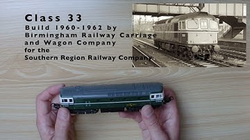Lima Class 33 diesel locomotive - unboxing, review and first run on my UK layout "Persley"