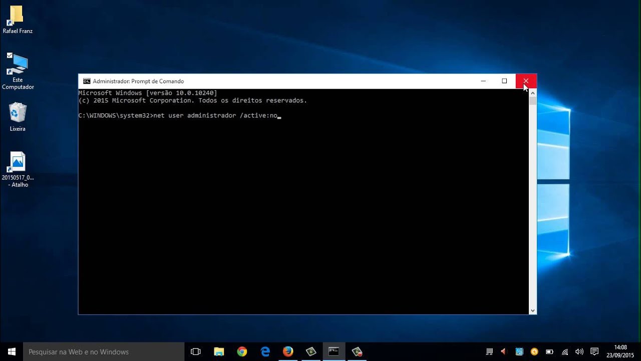 Como activar/desactivar a conta Administrador no Windows 10