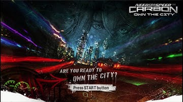 NFS Carbon Own The City - Title Screen