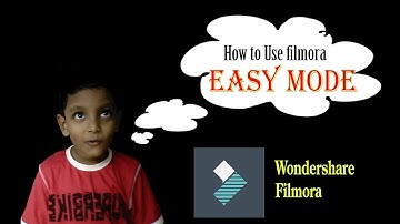 How to Use Easy Mode in Filmora Video Editor 2017