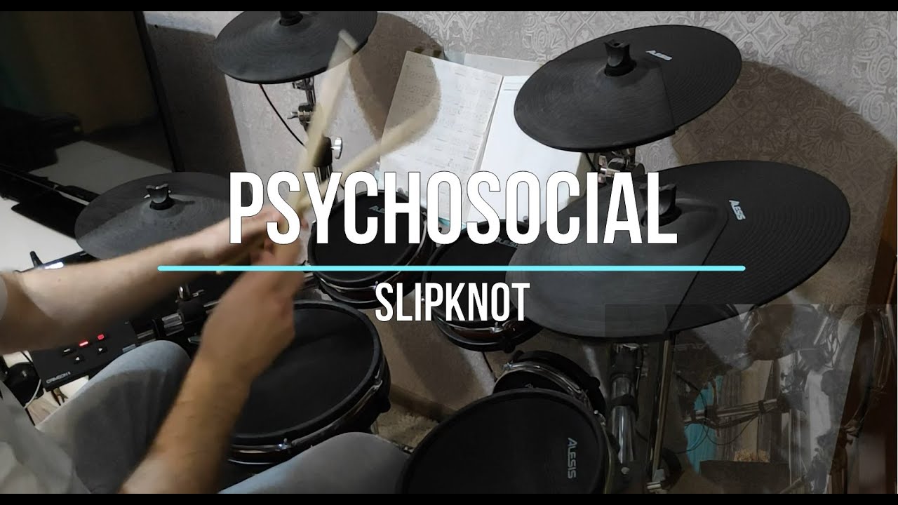 Slipknot Psychosocial (drum cover by AVdrums) YouTube