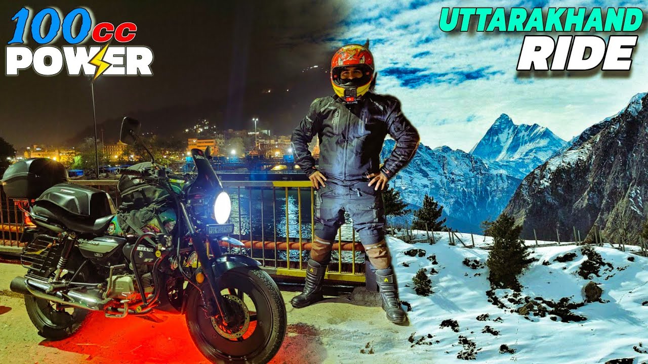 Delhi to Harsil Valley Utrakhand 100cc NON STOP RIDE 🔥 | Ep.1🥵 #splendormodified