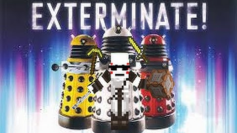 Minecraft Vanilla DALEK 1.8.4! Only one command / Seulement une commande! (FR+EN)