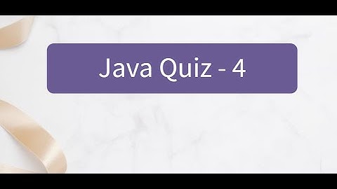 Quiz on Java classes, objects, inheritance and polymorphism
