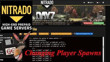 DayZ | How to change Player spawns on your #Nitrado #DayZ Server!!!