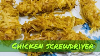 Chicken screwdriver / chicken starter / chicken snack / crispy chicken / chicken fry / chicken dish