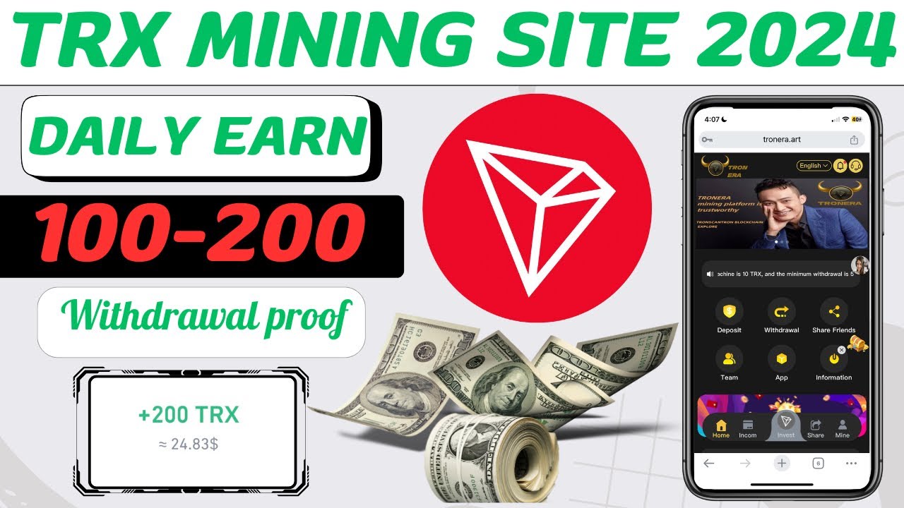 Tron tronra new site | tronra best profitable site | best mining platform tronra 2024