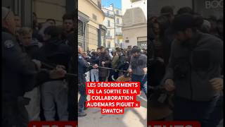 LES DÉBORDEMENTS DE LA SORTIE DE LA COLLABORATION AUDEMARS PIGUET x SWATCH #audemarspiguet #swatch