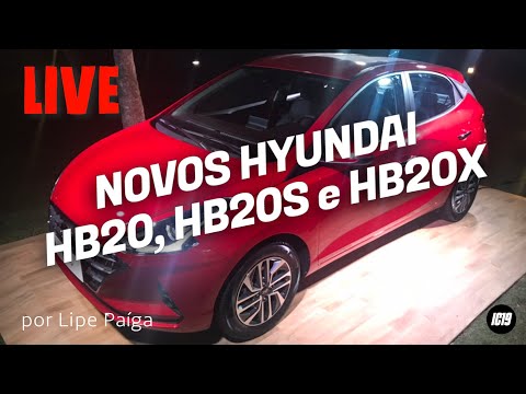 LIVE NO LANÇAMENTO DO NOVO HYUNDAI HB20 TURBO!