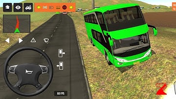 2025 new coach bus simulator 💥 || indonesia bus simulator part-237 #bus #game #simulator #comman