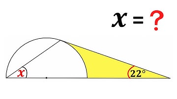 Calculate the angle X and justify | Learn how to Solve the Geometry problem Quickly