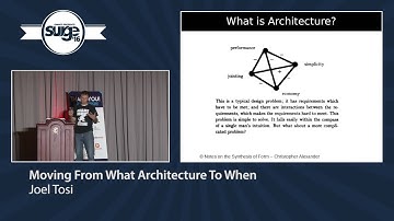 Surge 2016 - Joel Tosi - Moving from 