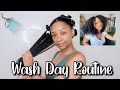 FULL WASH DAY ROUTINE | IN SHOWER WASH & GO