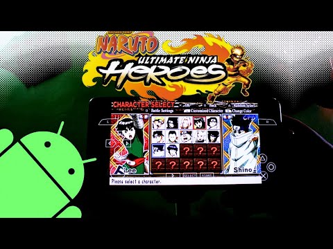 Naruto Ultimate Ninja Heroes Android Gameplay | PSP Emulator Android | PPSSPP Gold