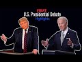 Highlights from the first Trump-Biden presidential debate