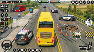 Coach Bus Simulator Bus Game - Offroad Transporter Bus Real Transport Passenger - Android Gameplay  screenshot 1