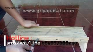 cara mengatur ketipisan dan ketebalan pengiris Keripik Multy Cut