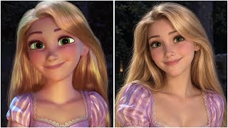 Realistic versions of Disney characters | cartoon vs real life |disney princesses 👸 
