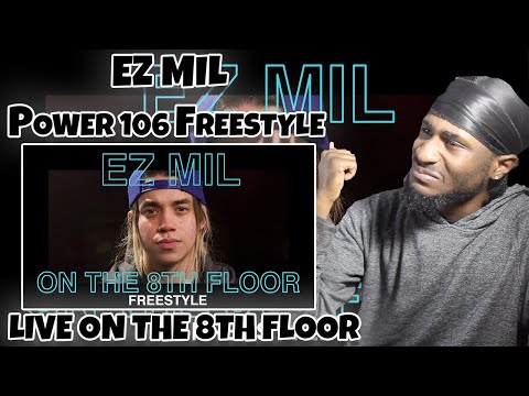 HE DROPPED IT!!! | FIRST TIME HEARING EZ Mil On Power 106 Freestyle LIVE ON THE 8TH FLOOR | REACTION