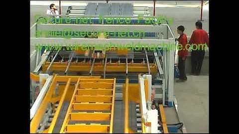 Secure net fully automatic wire mesh welding machine
