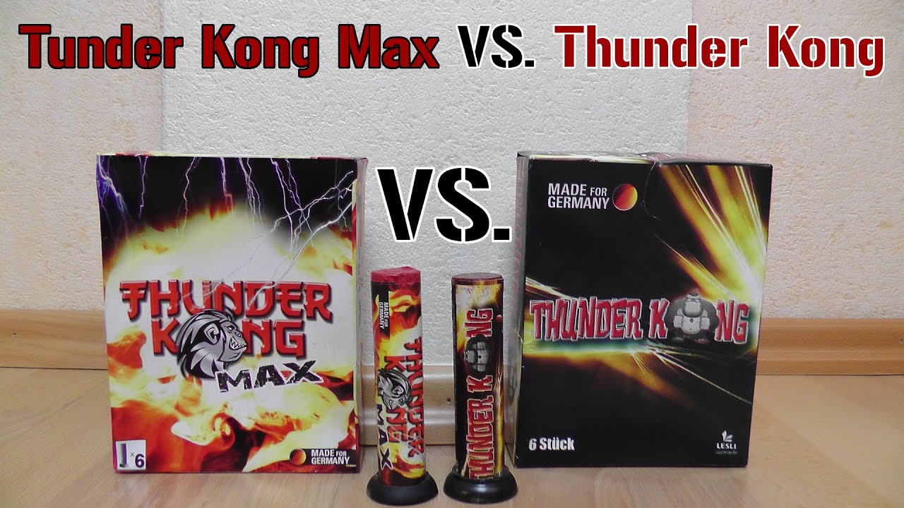 Salut-Bombenrohr-Vergleich | Thunder Kong Max vs Thunder Kong [1080p ...