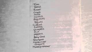 The Shopping List Project an audio and visual presentation