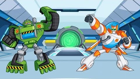 Transformers Rescue Bots Disaster DASH levels!!!! Part2